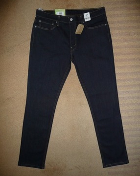NOWE spodnie dżinsy LEVIS 511 W36/L32=48/110cm jeansy