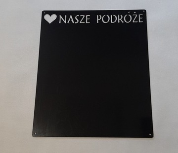 Магнитная доска НАШИ ПУТЕШЕСТВИЯ 43 Х 53 СМ