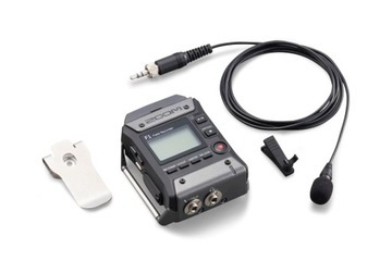 Аудиозапись Zoom F1-LP с петличным микрофоном