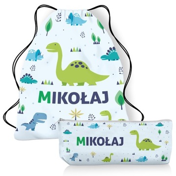 PLECAK WOREK NA BUTY WOREK DO PRZEDSZKOLA PIÓRNIK SZKOLNY Z IMIENIEM