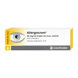 ALLERGOCROM 2% KROPLE DO OCZU , alergia,10ML