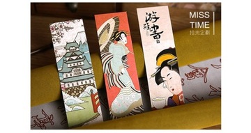 Закладка. Японское кимоно Кокэси 30 шт.