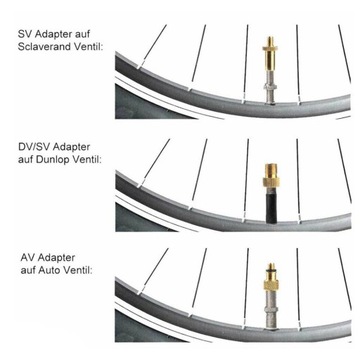 Адаптер Presta Schrader Adaptor для велосипедного насоса