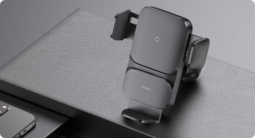 АВТОМОБИЛЬНЫЙ ДЕРЖАТЕЛЬ ДЛЯ ТЕЛЕФОНА BASEUS Qi 15W БЫСТРОЕ ИНДУКЦИОННОЕ ЗАРЯДНОЕ УСТРОЙСТВО