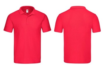 ОРИГИНАЛЬНАЯ красная футболка-поло Fruit of The Loom XXL