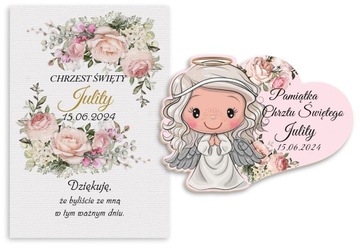 Благодарим гостей за ПРИЧАСТИЕ КРЕЩЕНИЕ ОДИН ГОДОВОЙ ПОДАРОК ​​АНГЕЛ МАГНИТ