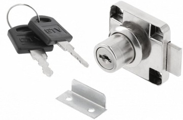 Zamek meblowy do szafek kwadratowy stal 40x40 GTV