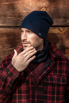 Мужская флисовая зимняя шапка ЦВЕТА