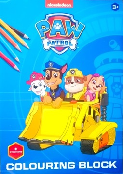 Kolorowanka+ naklejki Psi Patrol