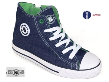 TRAMPKI TENISÓWKI DZIECIĘCE NA ZAMEK WYSOKIE VANY