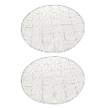 2 szt. Pusty dywanik Hooking Mesh Canvas Cushion