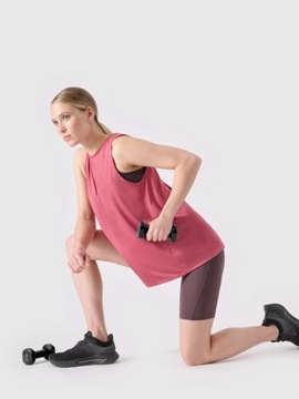 4F ЖЕНСКАЯ СПОРТИВНАЯ ФУТБОЛКА ОВЕРСАЙЗ ДЛЯ ТРЕНИРОВКИ SS24