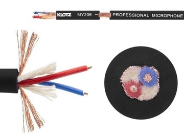 KLOTZ MY206 Kabel przewód mikrofonowy OFC 2x0,22mm
