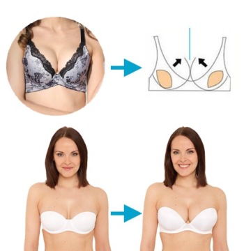 ВСТАВКИ ДЛЯ БЮСТАЛЬЦА ПУШ АП С ГУБКОЙ С КЛЕЙЕМ