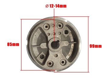 SZARPAK ROZRUSZNIK MAGNETO MINI POCKET CROSS QUAD mini bike aluminium zębat