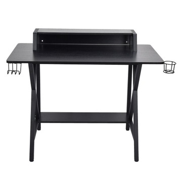 Игровой стол для ПК Компьютерный стол Рабочий стол для домашнего офиса с наушниками Ho