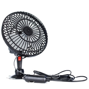 WIATRAK WENTYLATOR SAMOCHODOWY OBROTOWY 12V