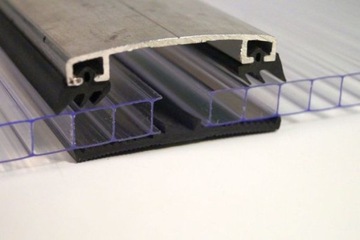 Profil montażowy GÓRNY do poliwęglanu dł. 2,5m