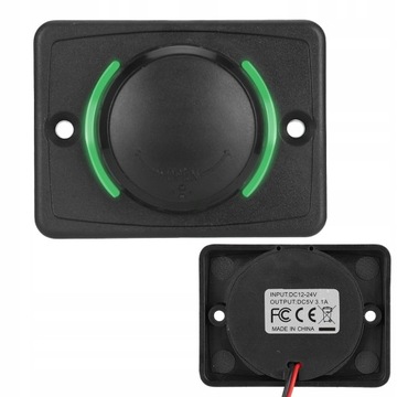 Ladowarka samochodowa podwójna USB 4cm