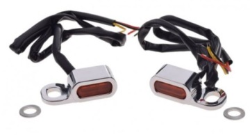 Kierunkowskazy przód HARLEY chrom LED