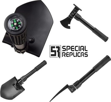 SAPERKA SURVIVAL WOJSK НЕОБХОДИМЫЙ СТАЛЬНОЙ КРЫШКА 7В1 ДЛЯ ЭКСПЕДИЦИЙ SV-MUL001BK