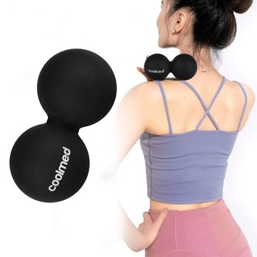 PODWÓJNA PIŁKA DO MASAŻU LACROSSE CROSSFIT ROLLER