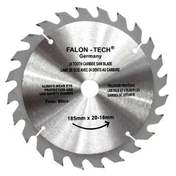 TARCZA DO CIĘCIA DREWNA WIDIA 185 / 20 T24 PRO