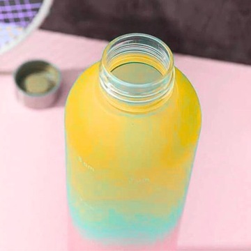 БУТЫЛКА ДЛЯ ВОДЫ СПОРТИВНАЯ БУТЫЛКА С МЕРКОЙ ДЛЯ ФИТНЕС-ЗАЛОВ 1Л