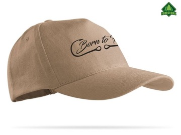 Czapka wędkarska z daszkiem Born to Fish