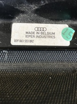 AUDI A4 B5 ROLETA KUFRU 8D98635538RZ