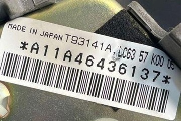 AIRBAG ŘIDIČE MAZDA PREMACY (CP) LC6357K0005 1.8L GASOLINE 74KW 2004