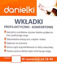 Wkładki Danielki profilaktyczne skórzane rozmiar 23