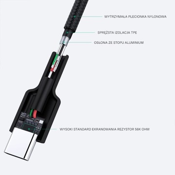Кабель AUKEY USB-C USB-A Type-C Power Delivery PD 60 Вт 5 Гбит/с 3 А 20 В 3 м