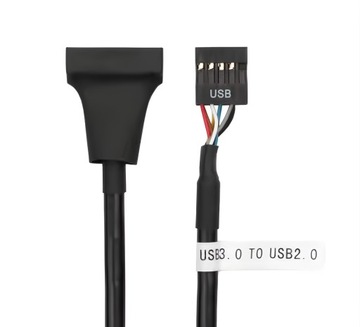 Адаптер USB 2.0 9-контактный на USB 3.0 19-контактный адаптер HEADER для корпуса ПК