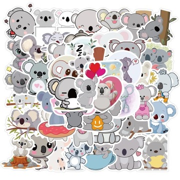 НАКЛЕЙКИ KOALA MIX ДЛЯ НОУТБУКА ПЛАНШЕТА 50 шт.