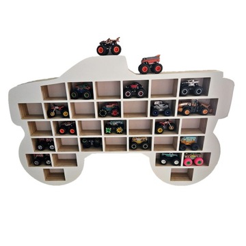 Regał ekspozytor Monster Truck na Monstery- wielki organizer na autka auta