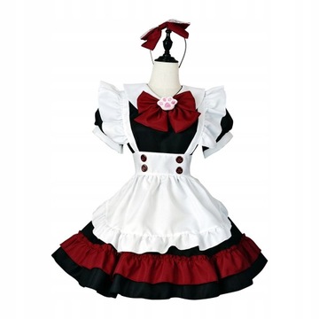 Strój POKOJÓWKA KOSTIUM HALLOWEEN COSPLAY LOLITA