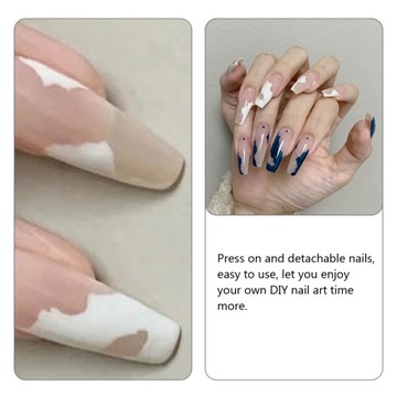 1 Надавите на накладные ногти