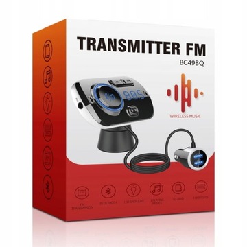 FM BLUETOOTH 5.0 USB-ПЕРЕДАТЧИК МНОГОФУНКЦИОНАЛЬНЫЙ 8 в 1