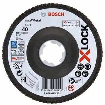 Tarcza listkowa ścierna 40 X571 for Metal X-Lock