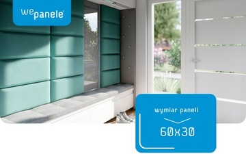 Panele tapicerowane 60x30 wezgłowie plamoodporne