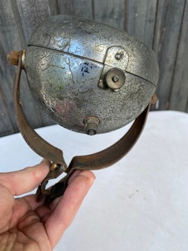 СТАРАЯ ПОДПИСАННАЯ ВЕЛОСИПЕДНАЯ ЛАМПА