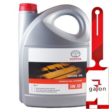 TOYOTA Premium Fuel Economy 5W30 5L - oryginalny olej silnikowy OEM