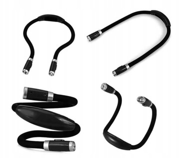 СВЕТОДИОДНАЯ ШЕЙНАЯ ЛАМПА ДЛЯ ЧТЕНИЯ USB 3 ЦВЕТА АККУМУЛЯТОР