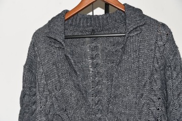 BENETTON SWETER KARDIGAN WOOL ALPACA L