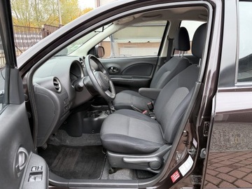 Nissan Micra IV Hatchback 5d 1.2 80KM 2011 Nissan Micra TYLKO 134tyśkm 1WŁAŚCICIEL 1.2B CLIMATRONIC 2011 ZADBANA Tekna, zdjęcie 32