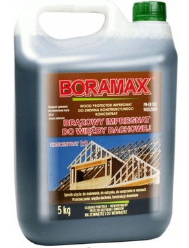 Boramax impregnat do więźby dachowej brązowy 5kg