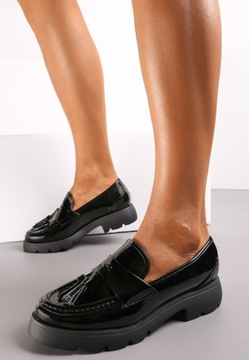 Renee Czarne Mokasyny damskie 41