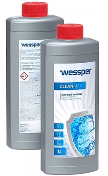 POWERFUL Средство для удаления накипи для кофемашин + таблетки Wessper для очистки и обезжиривания