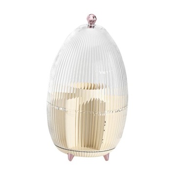 Поворотная витрина с органайзером для макияжа для переодевания в общежитии.